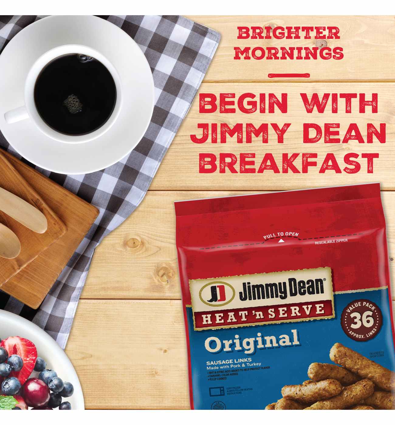 Jimmy Dean Heat 'n Serve Original Sausage Links Value Pack; image 4 of 5