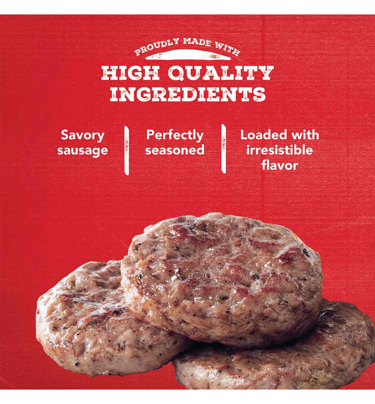 Jimmy Dean Heat 'n Serve Frozen Pork Breakfast Sausage Patties - Original, 26 ct; image 5 of 5