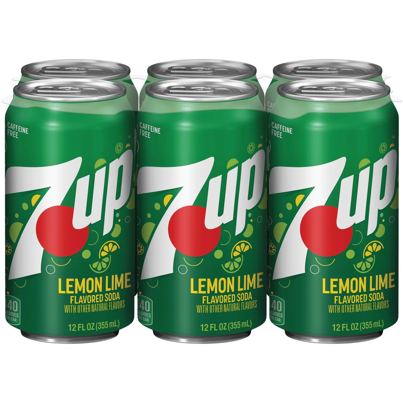 7UP Lemon Lime Soda 6 pk Cans; image 1 of 6