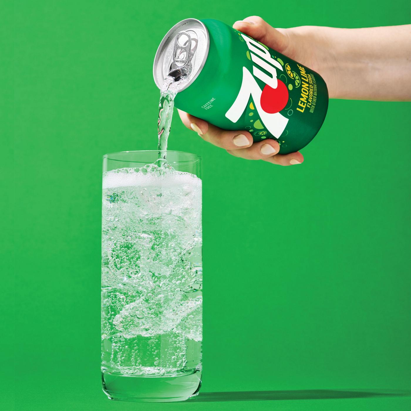 7UP Lemon Lime Soda 6 pk Cans; image 6 of 6