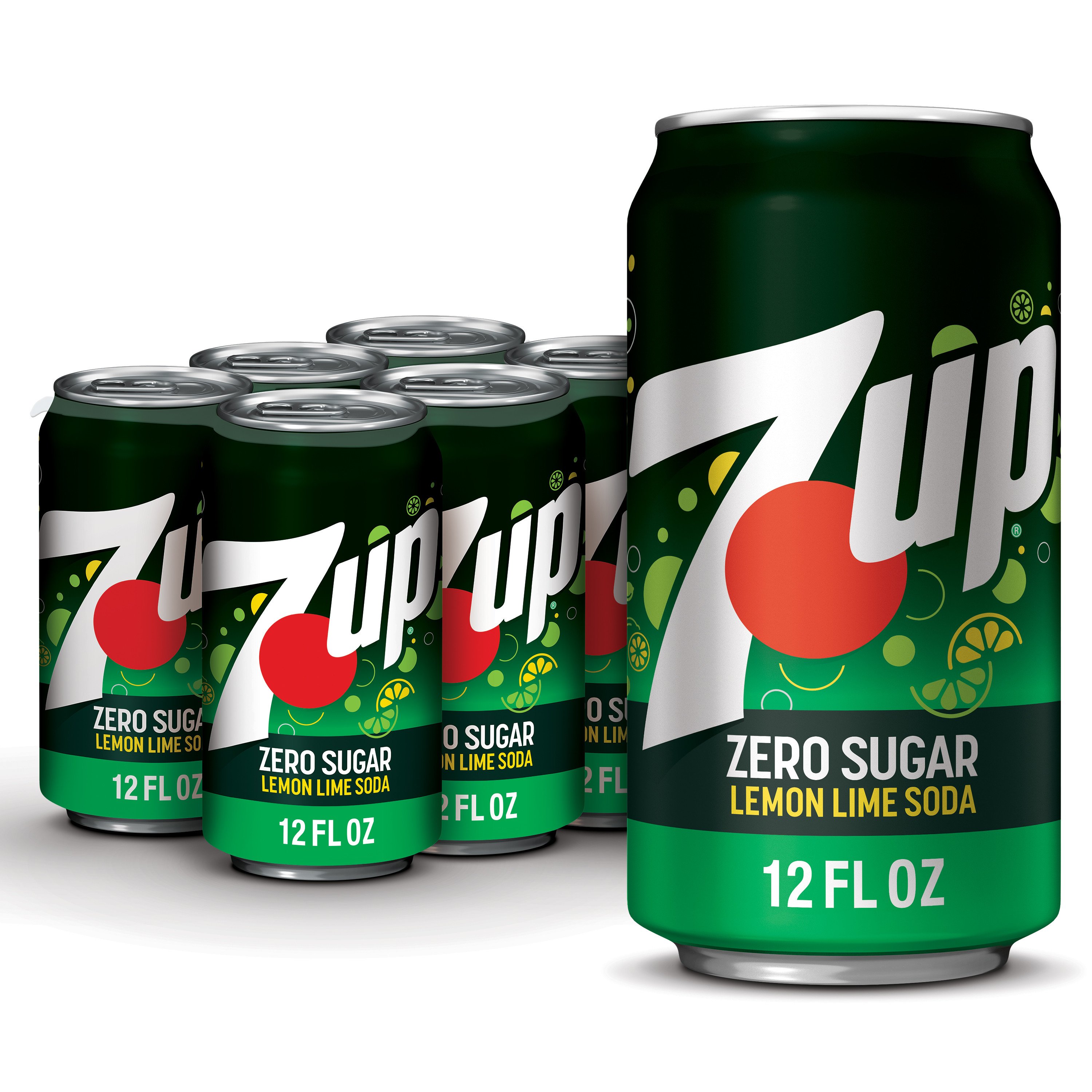 7UP Zero Sugar Lemon Lime Flavored Soda - Shop Soda at H-E-B