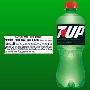 7UP Zero Sugar Lime Lemon Caffeine Free Soda