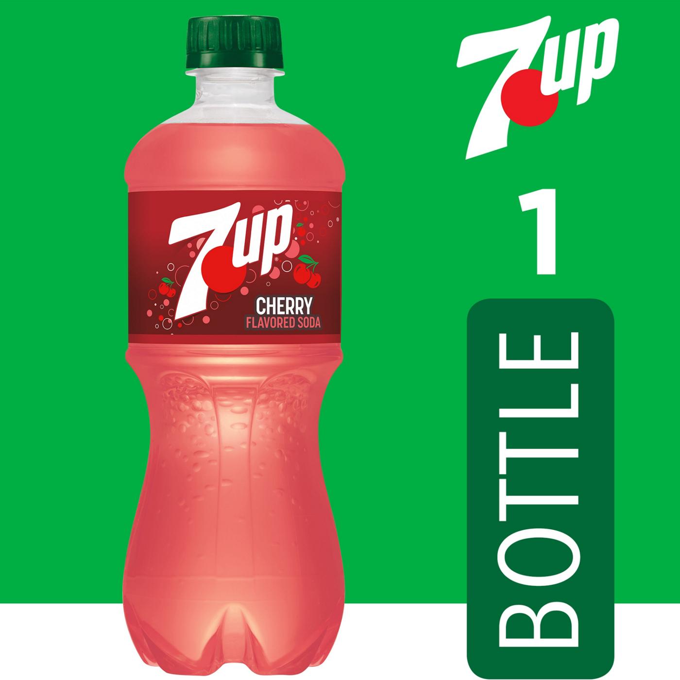 7UP Cherry Flavored Soda Bottle; image 3 of 5