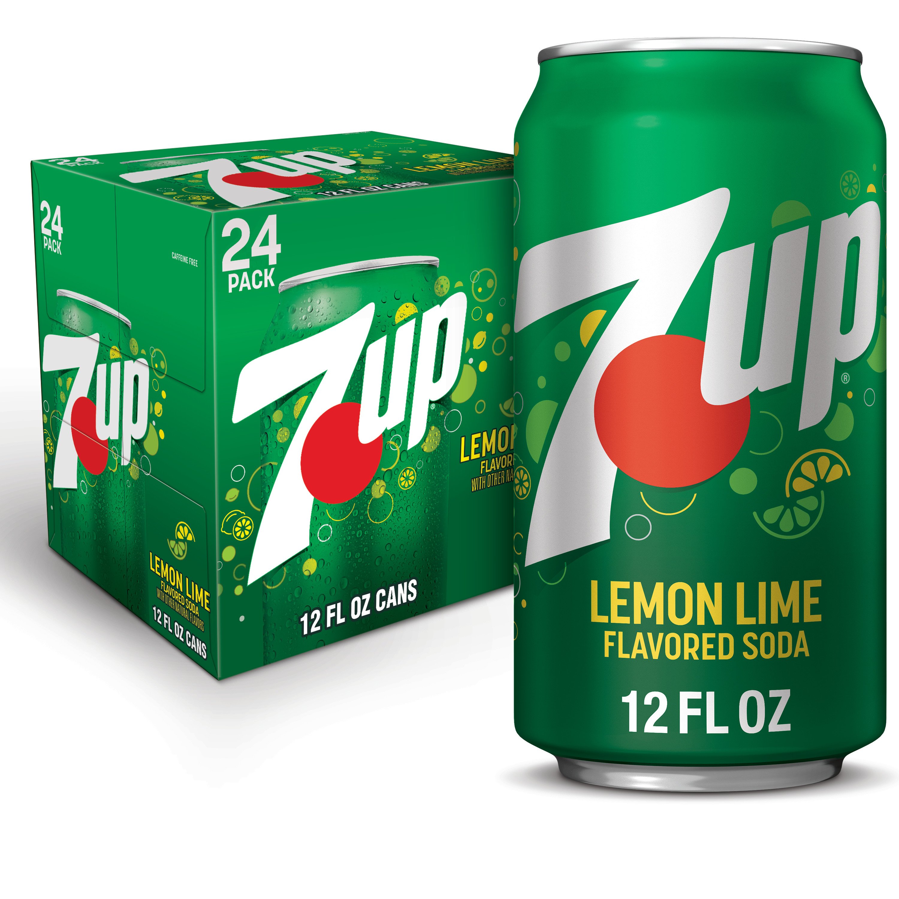 7UP Lemon Lime Soda 12 oz Cans - Shop Soda at H-E-B