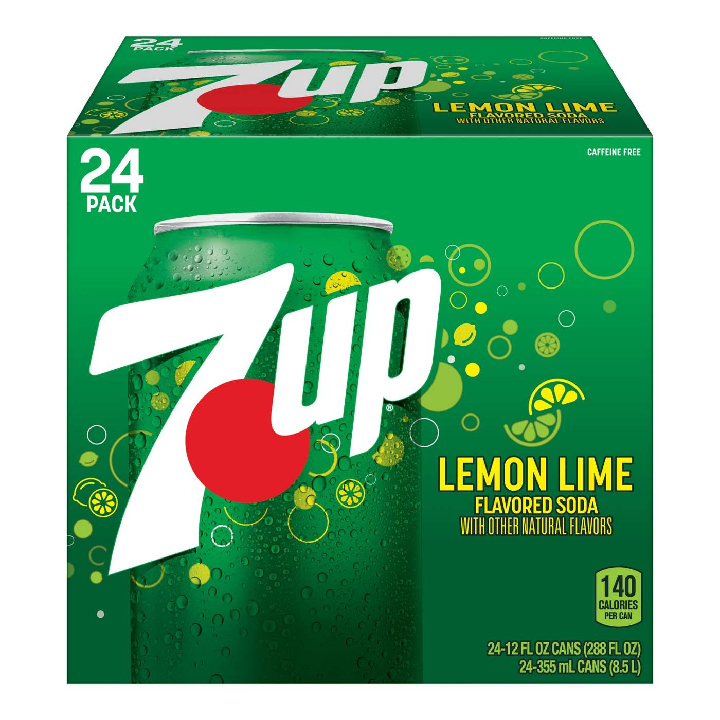 7UP Lemon Lime Soda 24 pk Cans; image 3 of 6