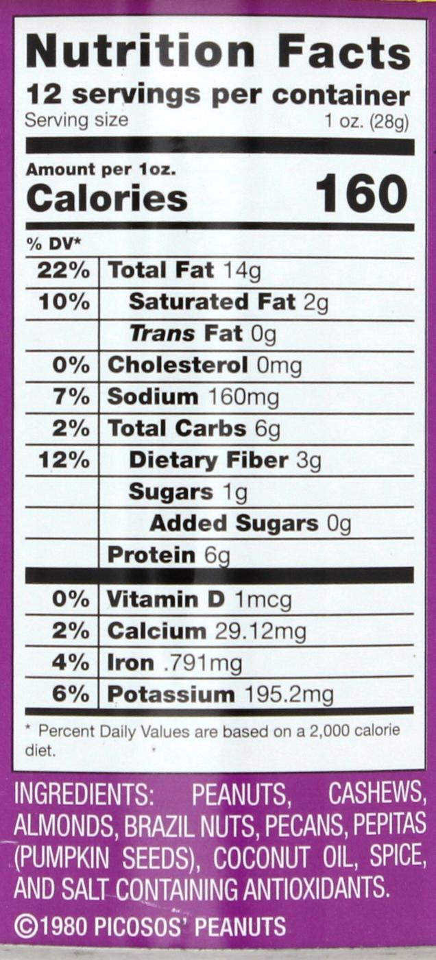 Picosos Hot Chile Mixed Nuts; image 2 of 2