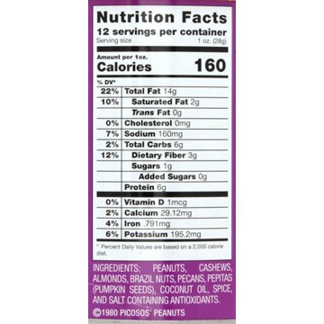 Picosos Hot Chile Mixed Nuts, 12 oz