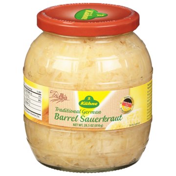 Kuhne Traditional German Barrel Sauerkraut, 28.5 oz