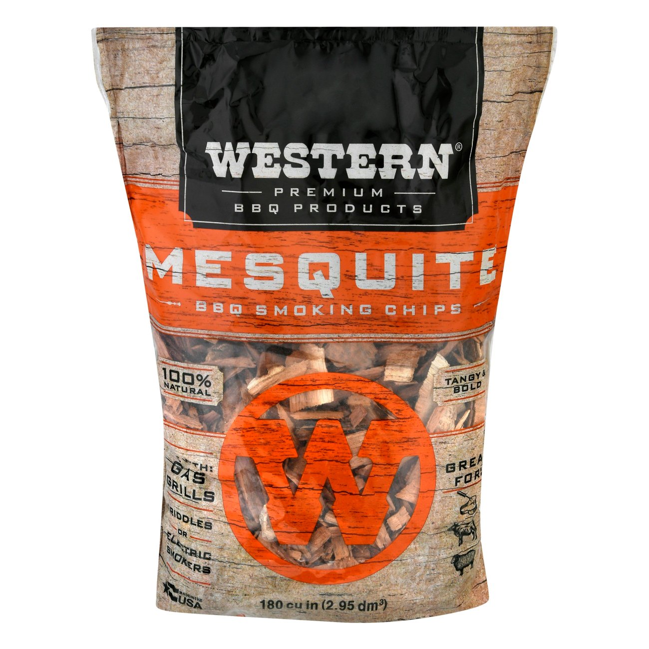 WESTERN Mesquite BBQ Smoking Chips Shop Charcoal, Wood & Fuel at HEB