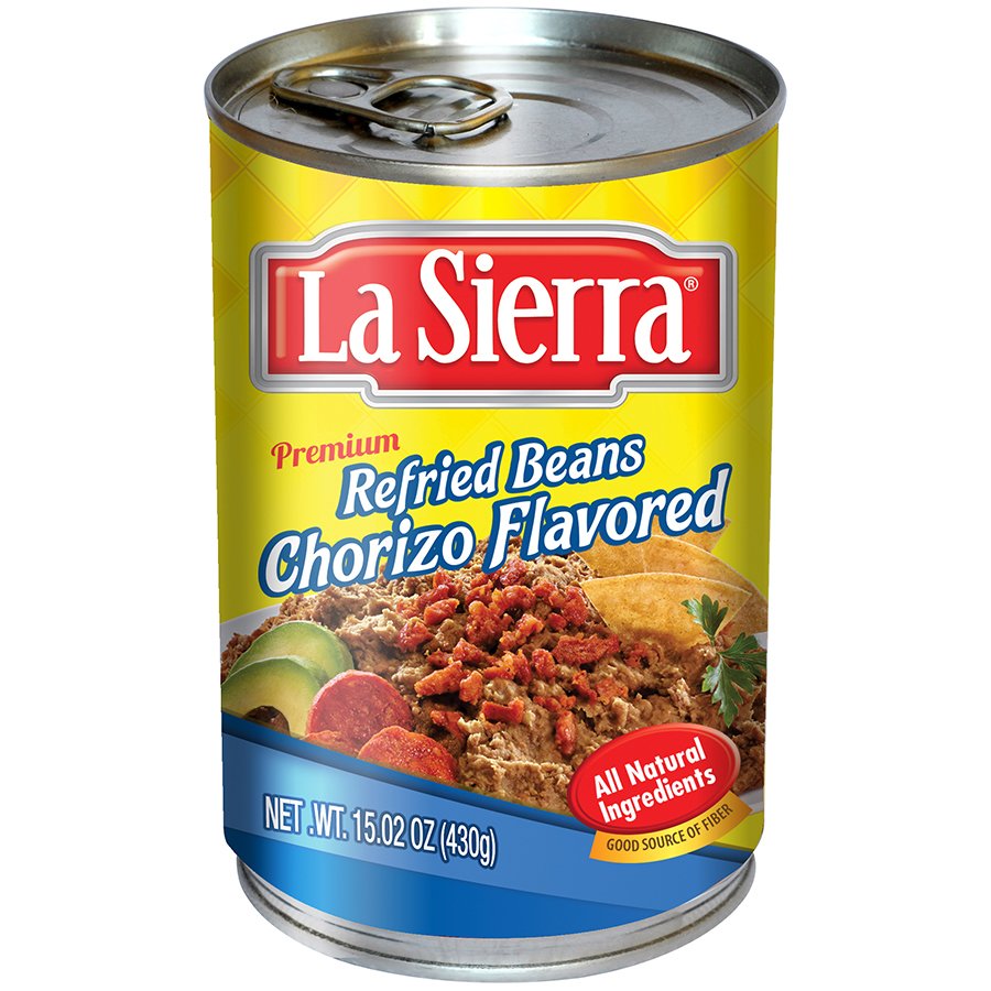 La Sierra Chorizo Flavored Refried Beans - Shop Beans & Legumes at