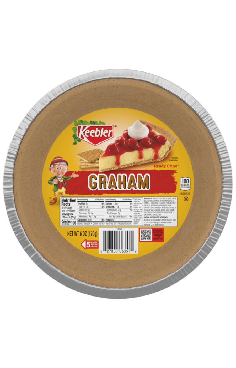 Keebler Graham Cracker Pie Crust; image 1 of 3