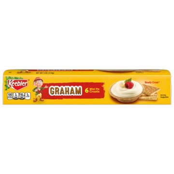 Keebler Mini Graham Cracker Pie Crusts, 6 ct