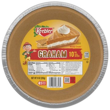 Keebler 10" Graham Cracker Pie Crust, 9 oz