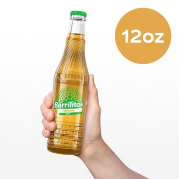 Barrilitos Apple Manzana Fruit Flavored Soda Glass Bottle