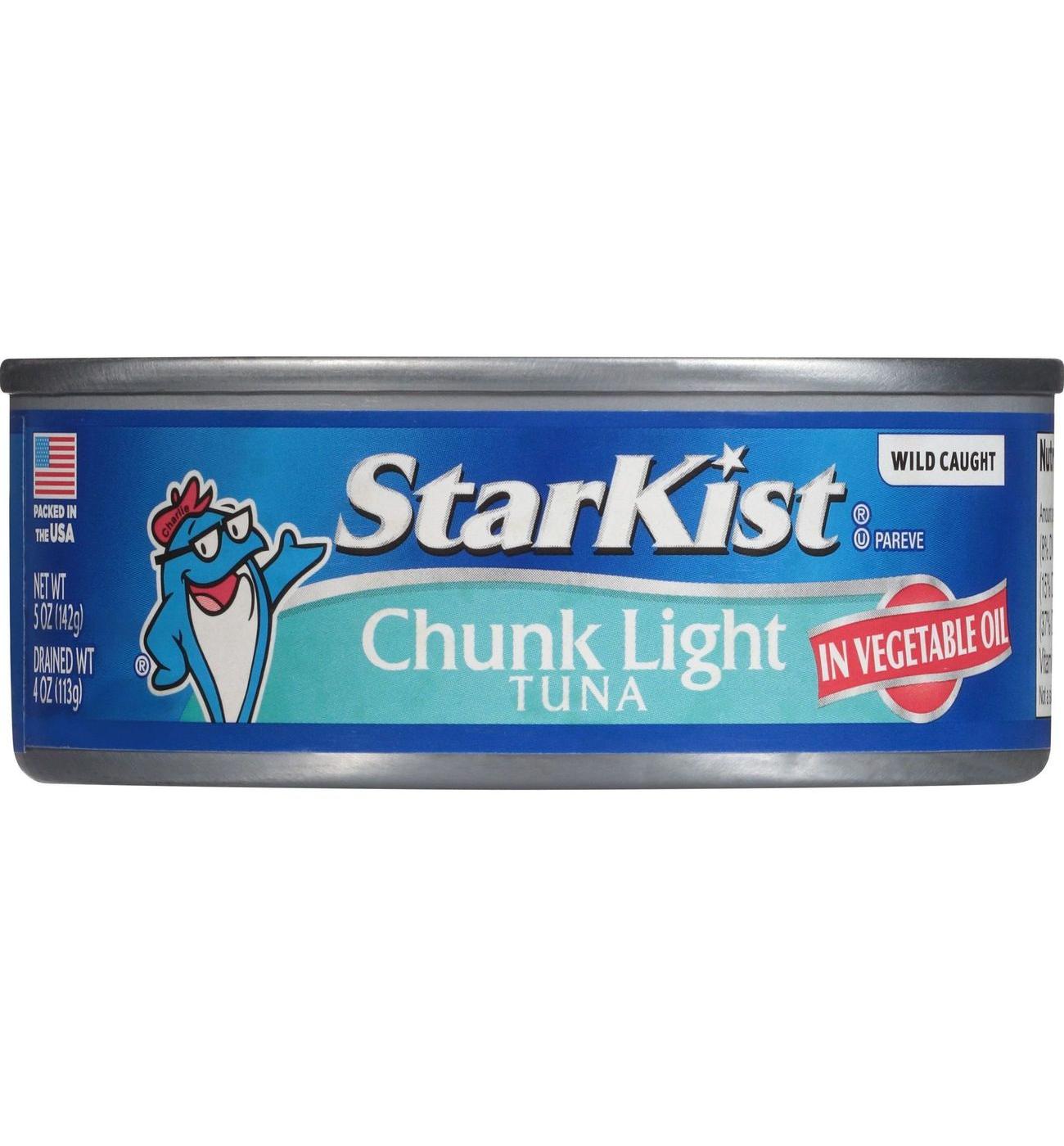 StarKist Light Chunk Tuna in Vegetable Oil; image 1 of 5