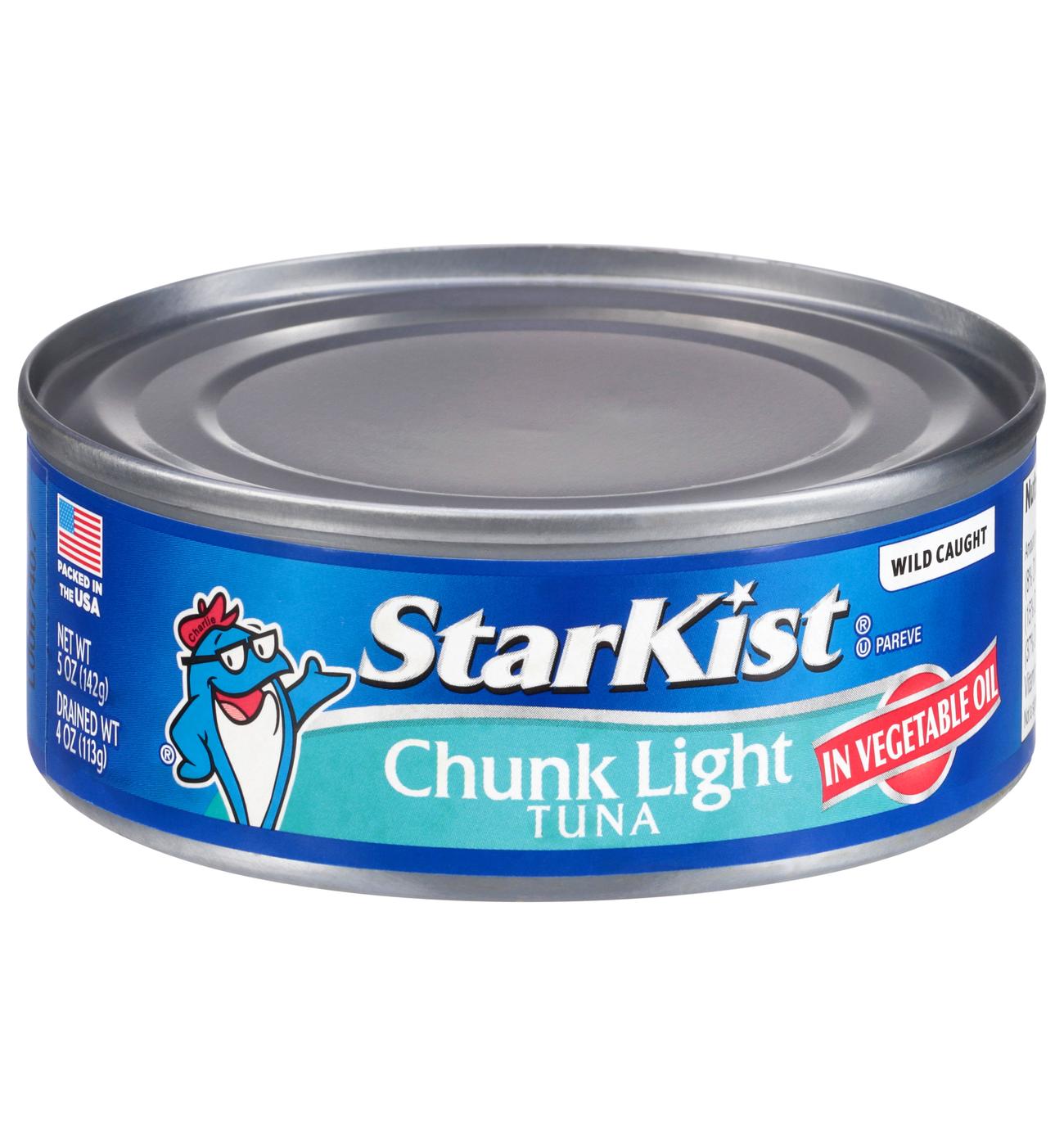 StarKist Light Chunk Tuna in Vegetable Oil; image 2 of 5
