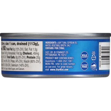 StarKist Light Chunk Tuna in Vegetable Oil, 5 oz
