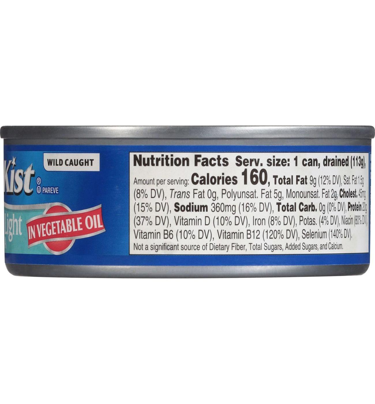 StarKist Light Chunk Tuna in Vegetable Oil; image 5 of 5