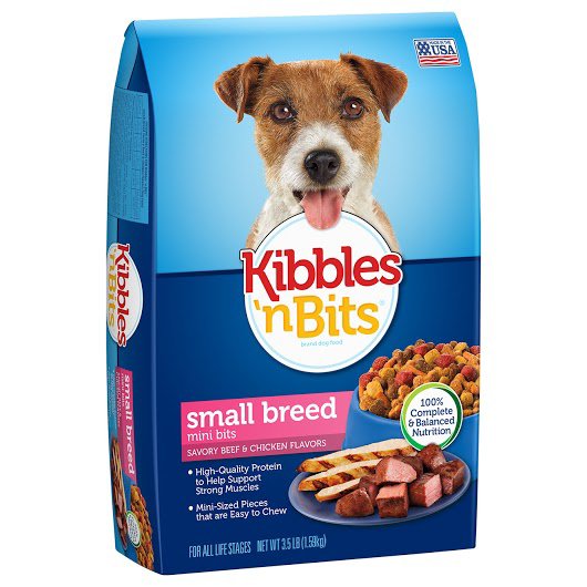 Kibbles 'n Bits Small Breed Mini Bits Savory Beef & Chicken Dry Dog