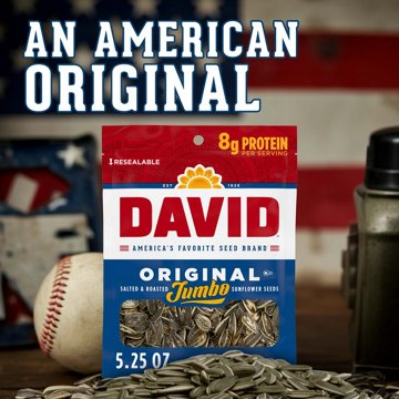 David Original Roasted & Salted Sunflower Seeds, 5.25 oz