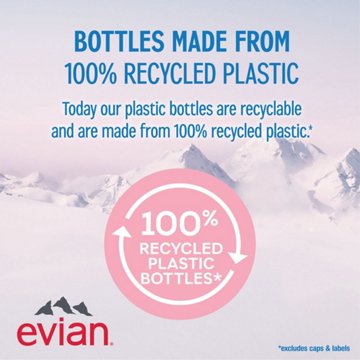 Evian Natural Spring Water Bottle, 1.5 L
