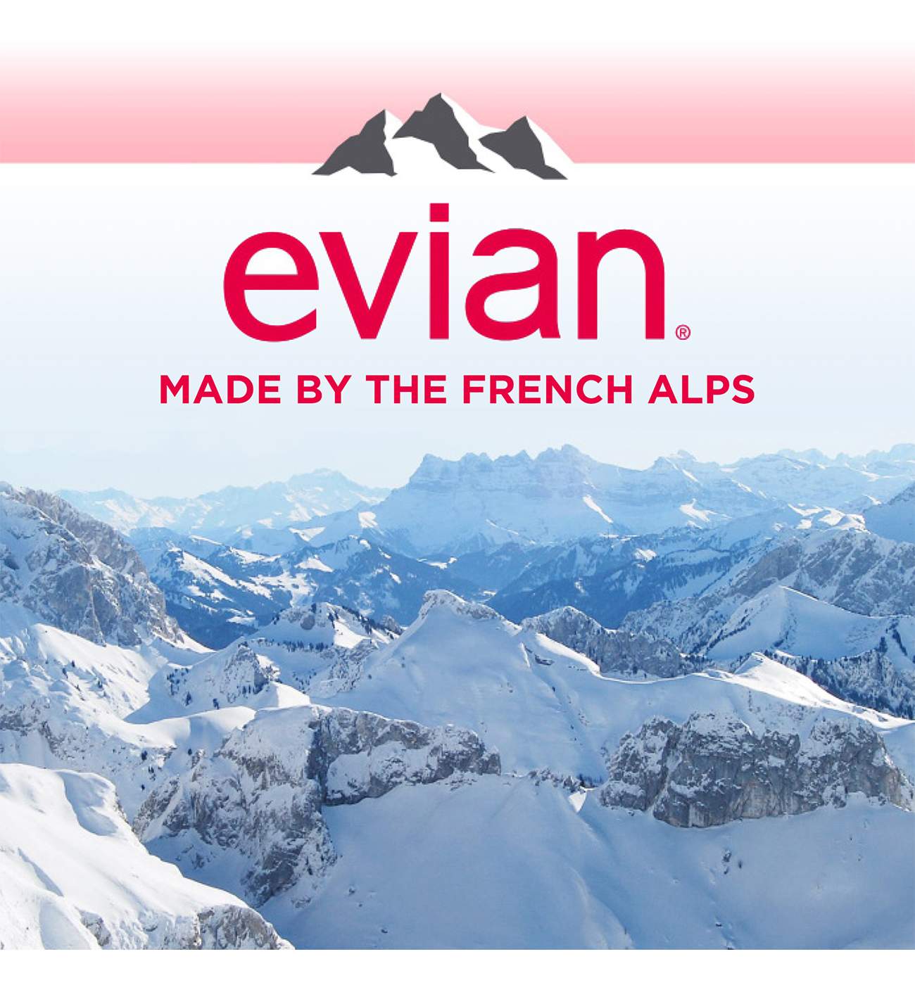 Evian Natural Spring Water Bottle; image 4 of 5