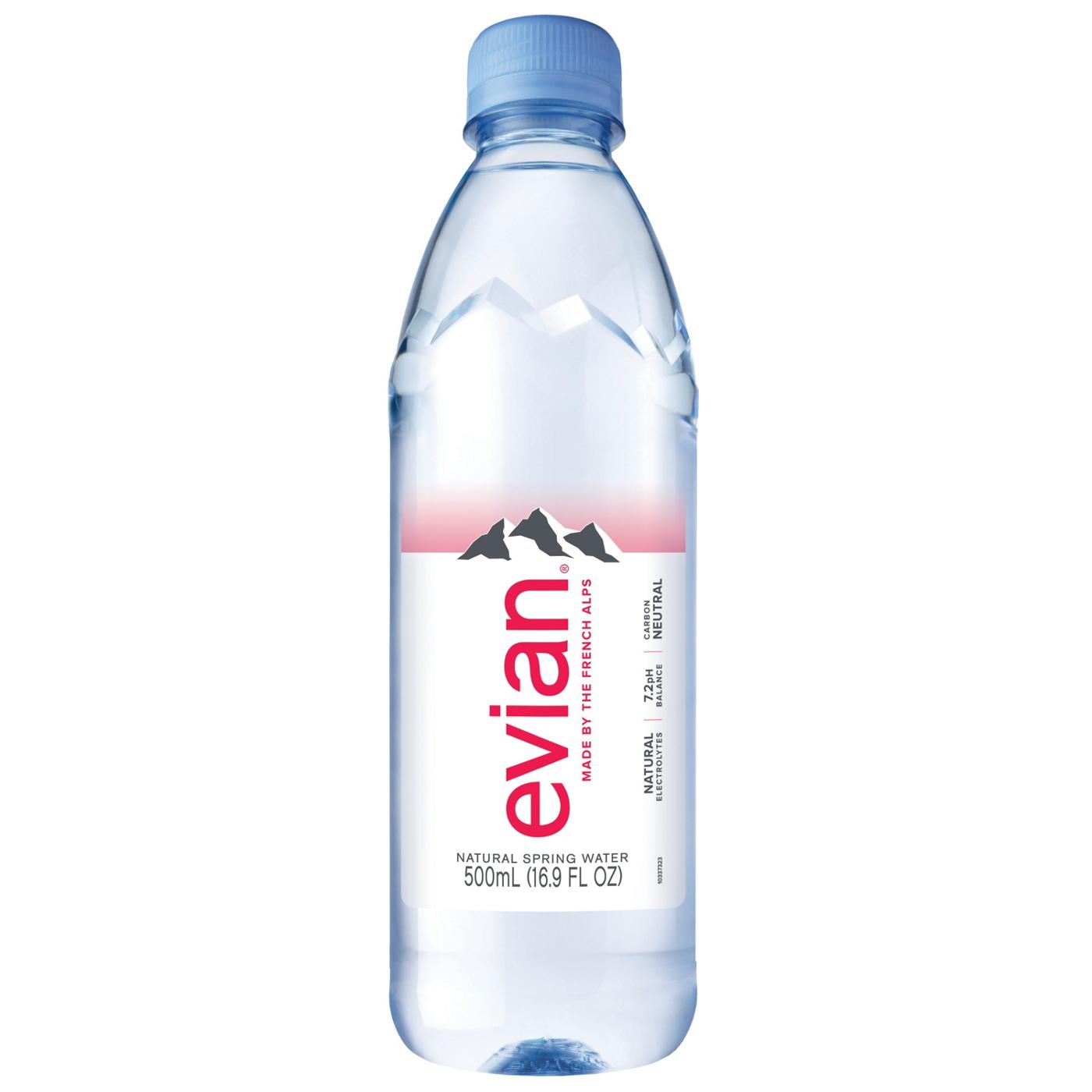 Evian Natural Spring Water; image 1 of 3