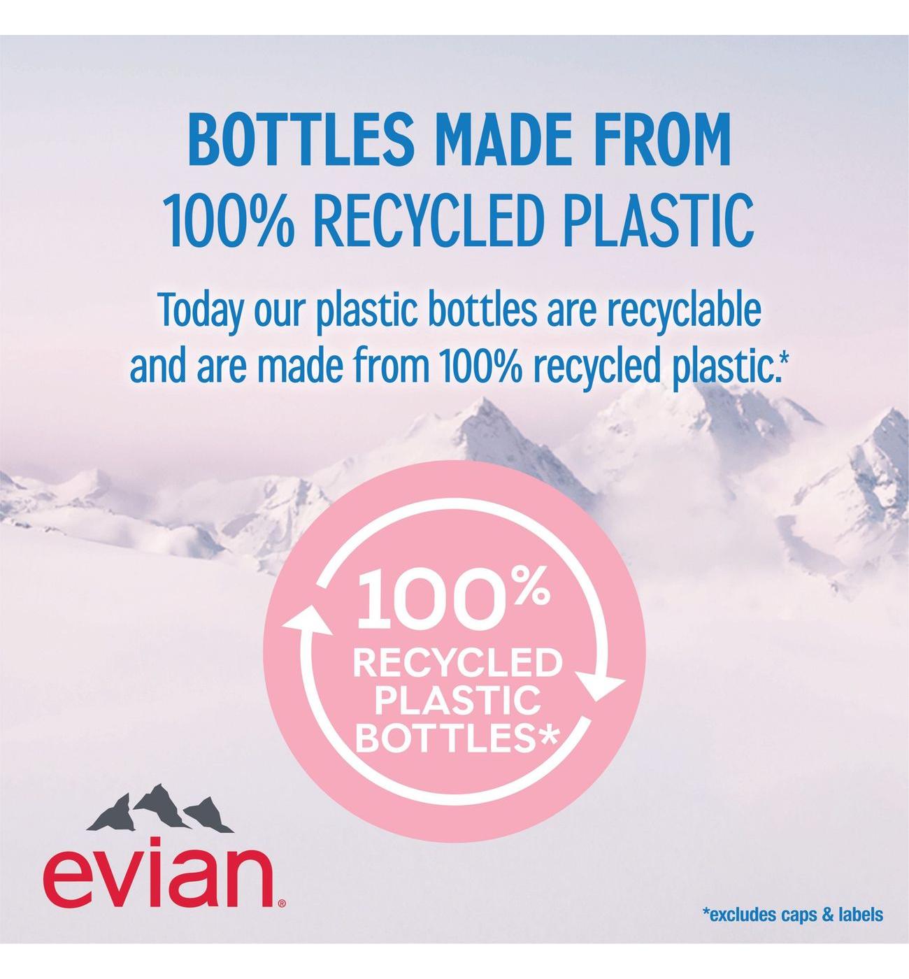 Evian Natural Spring Water 6pk Bottles; image 10 of 10