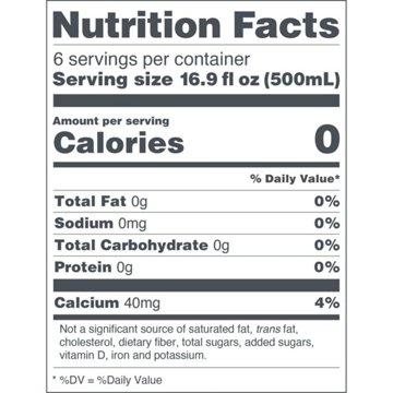 Evian Natural Spring Water 6pk Bottles, 500 mL