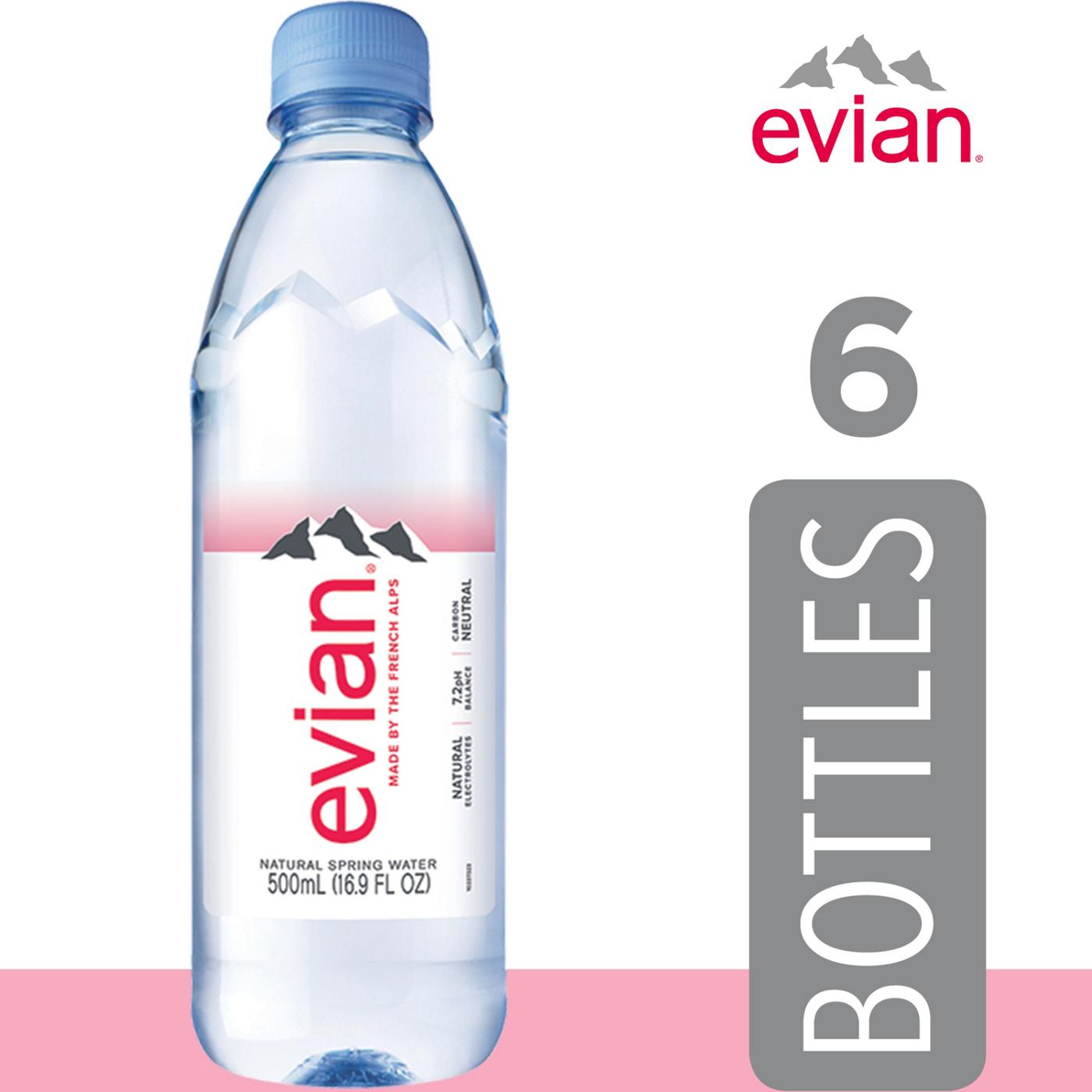 Evian Natural Spring Water 16.9 oz Bottles; image 4 of 4
