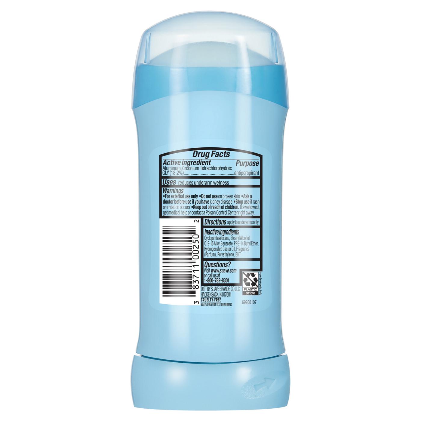 Suave Antiperspirant Deodorant for Women, Invisible Solid 48hr Protection - Powder; image 5 of 9