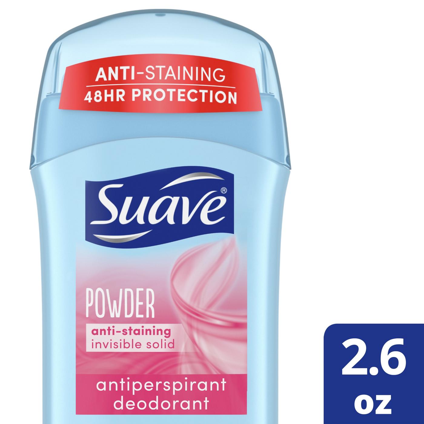 Suave Antiperspirant Deodorant Stick - Powder; image 7 of 7