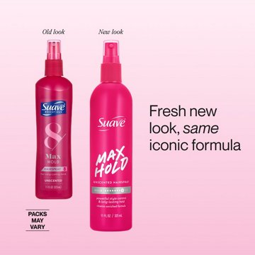 Suave Max Hold Unscented Non-Aerosol Hairspray