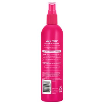 Suave Max Hold Unscented Non-Aerosol Hairspray