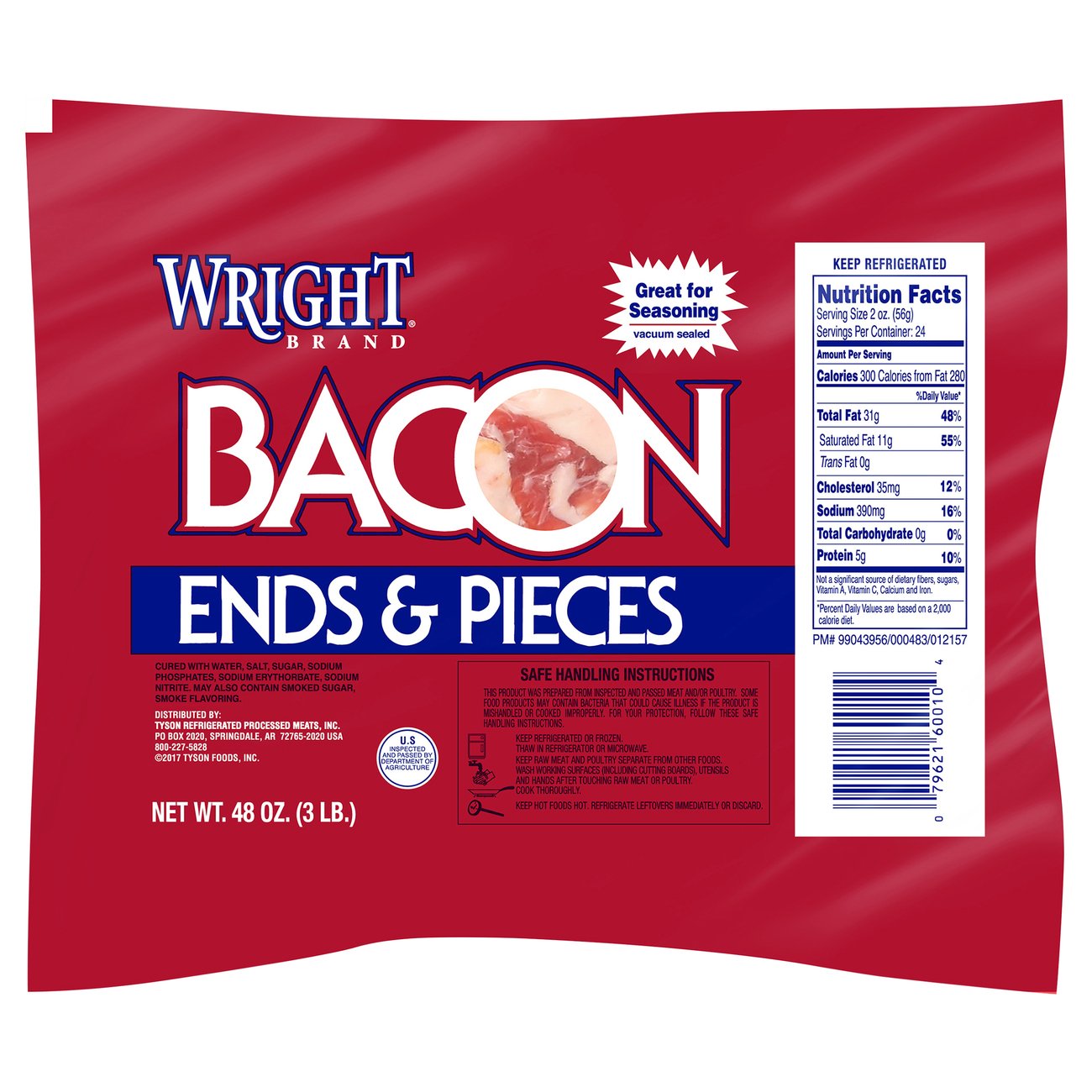 Wright Brand Bacon Ends Pieces Shop Bacon at H E B