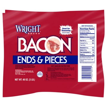 Wright Brand Bacon Ends & Pieces, 48 oz
