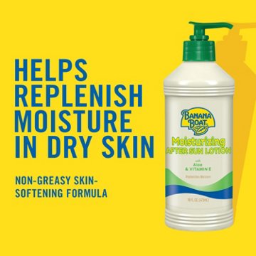 Banana Boat Moisturizing After Sun Lotion with Aloe, 16 oz