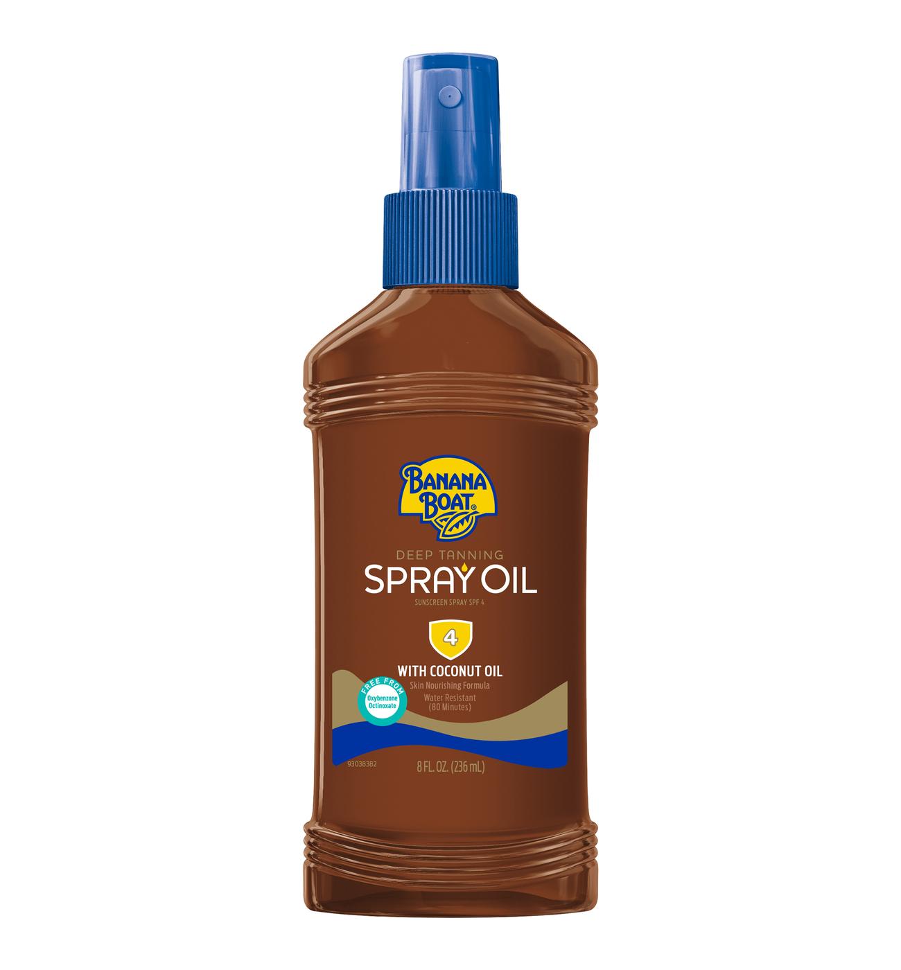 Banana Boat Deep Tanning Oil Pump Spray Sunscreen - SPF 4; image 1 of 7