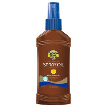 Banana Boat Deep Tanning Oil Pump Spray Sunscreen - SPF 4, 8 oz