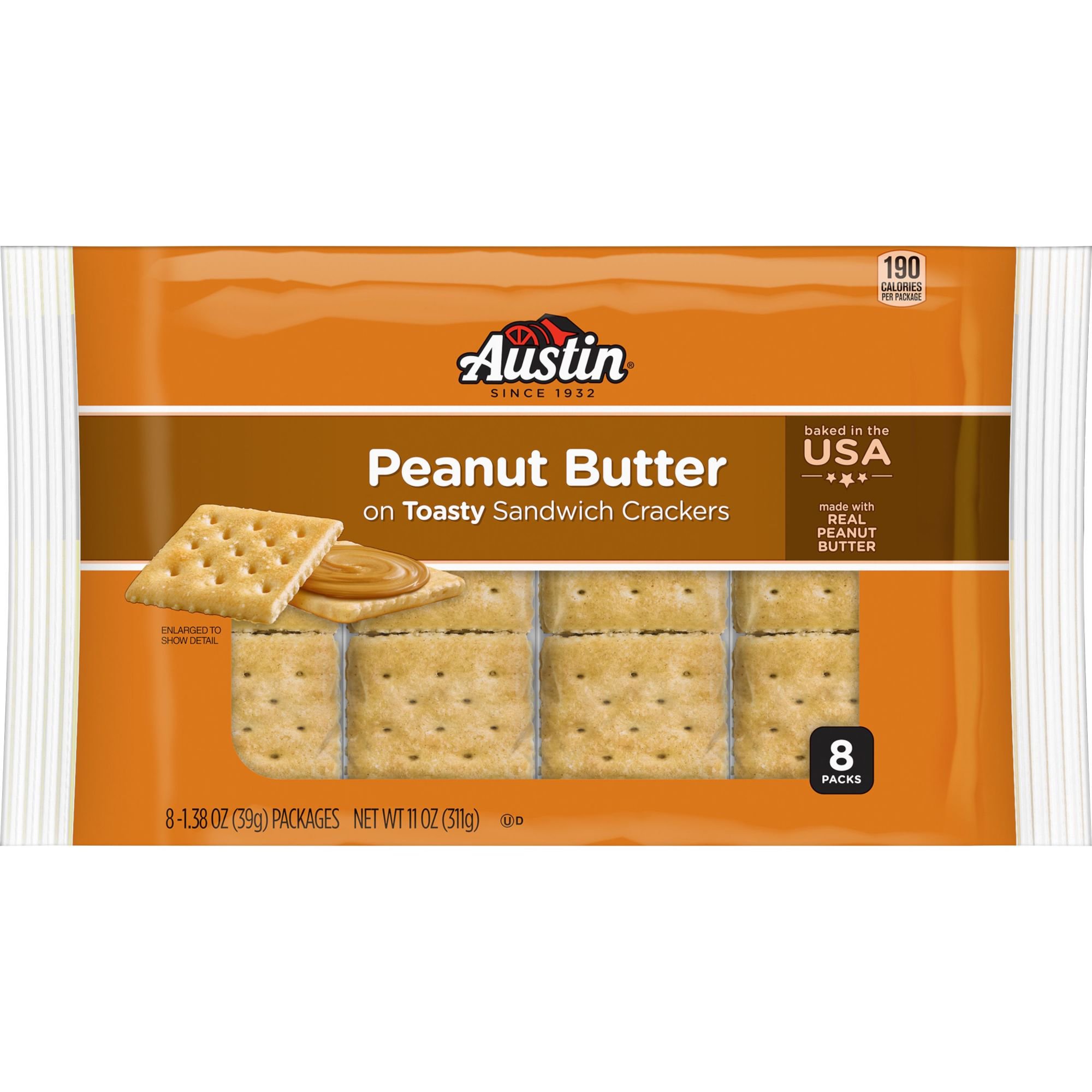 Austin Peanut Butter on Toasty Sandwich Crackers Shop Crackers