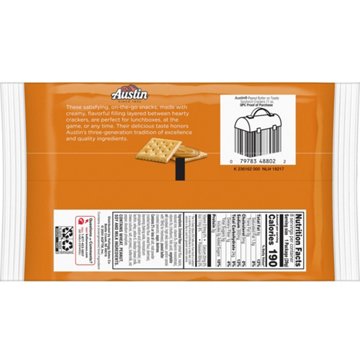 Austin Peanut Butter Toasty Sandwich Cracker Packs