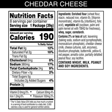 Austin Cheddar Cheese on Cheese Sandwich Crackers, 11 oz