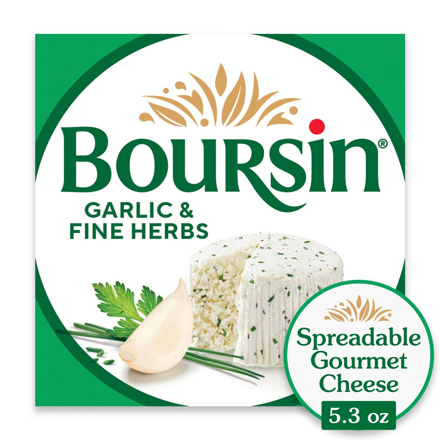 Boursin Gourmet Cheese Spread - Garlic & Fine Herbs; image 1 of 6