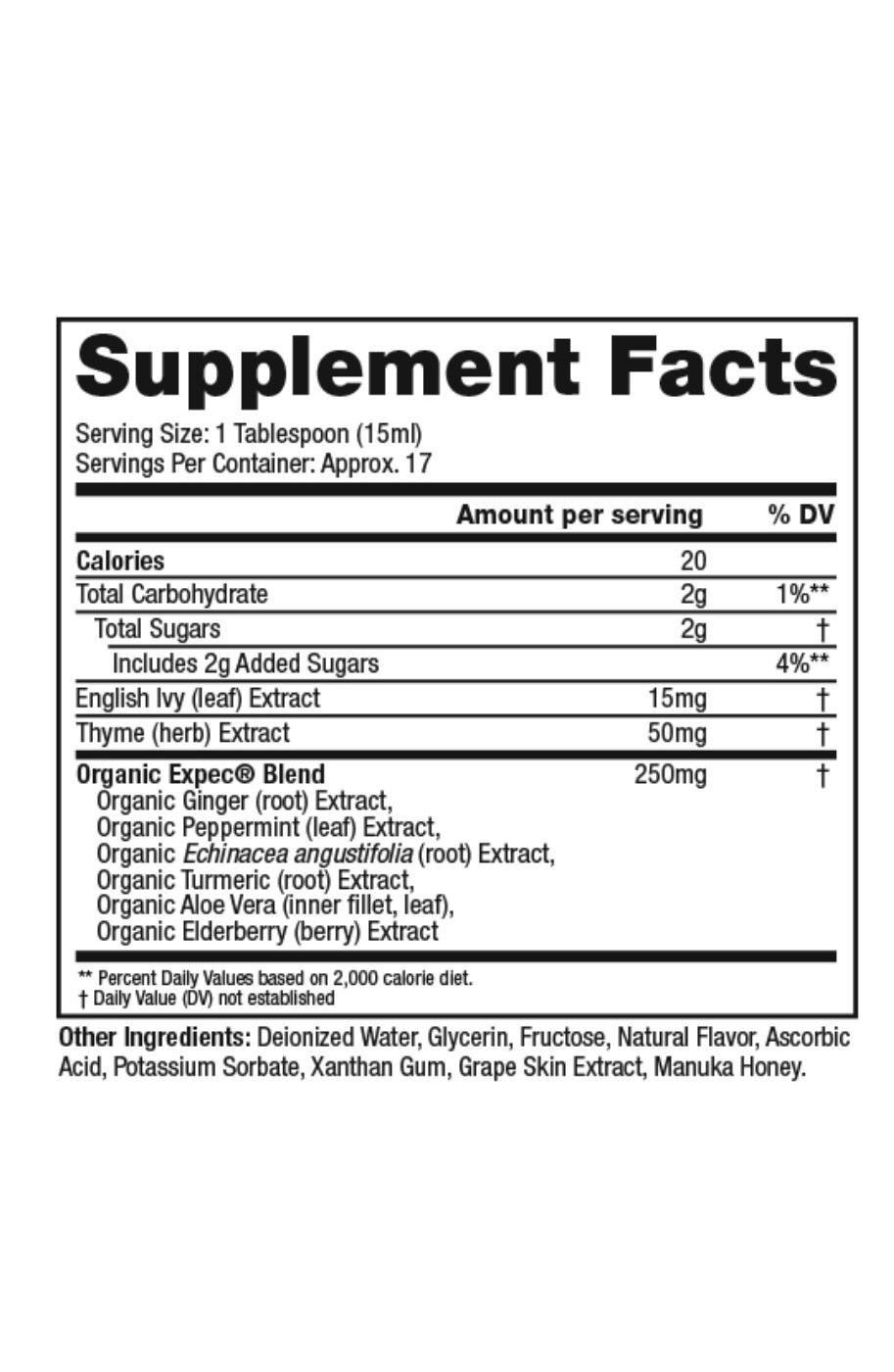 Naturade Herbal Expectorant (EXPEC) with Ivy Leaf and Thyme Shop