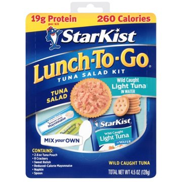 StarKist Lunch To-Go Chunk Light Tuna in Water Kit, 4.1 oz