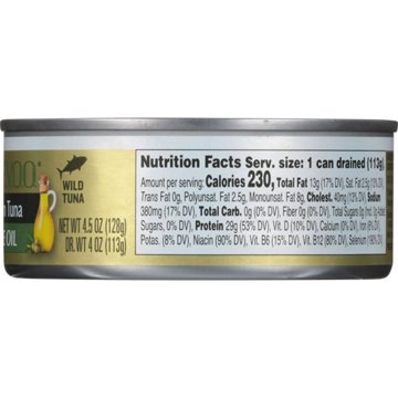 StarKist Solid Yellowfin Tuna in Extra Virgin Olive Oil, 4.5 oz