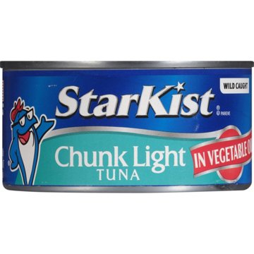 StarKist Chunk Light Tuna in Vegetable Oil, 12 oz