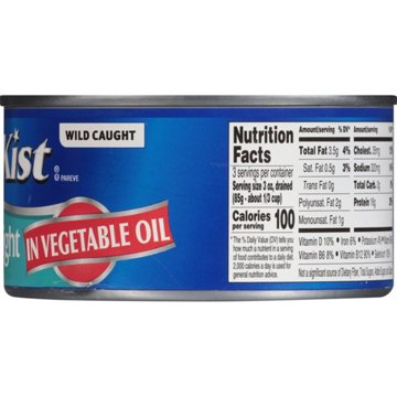StarKist Chunk Light Tuna in Vegetable Oil, 12 oz
