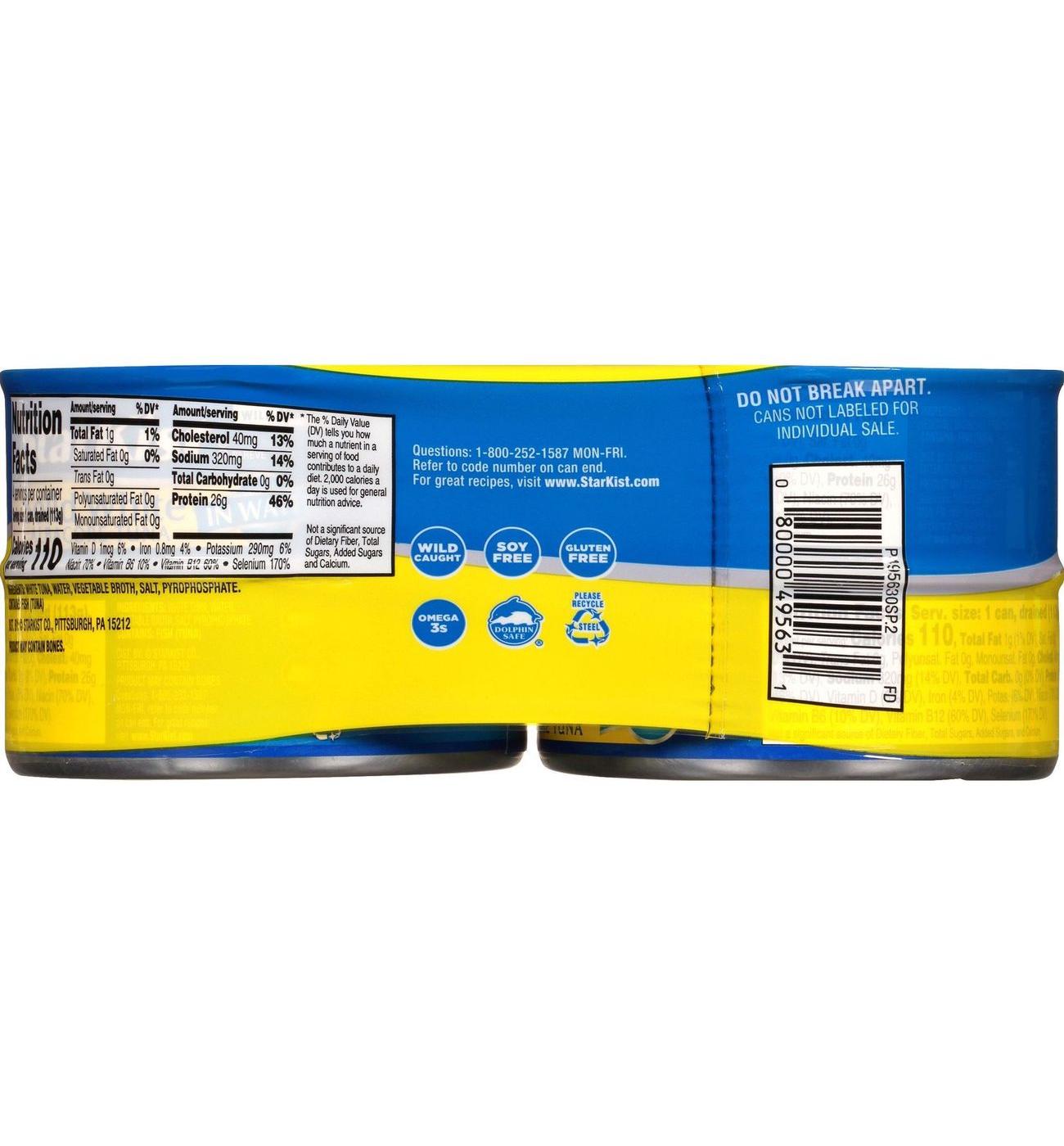 StarKist Solid White Albacore Tuna in Water; image 4 of 5