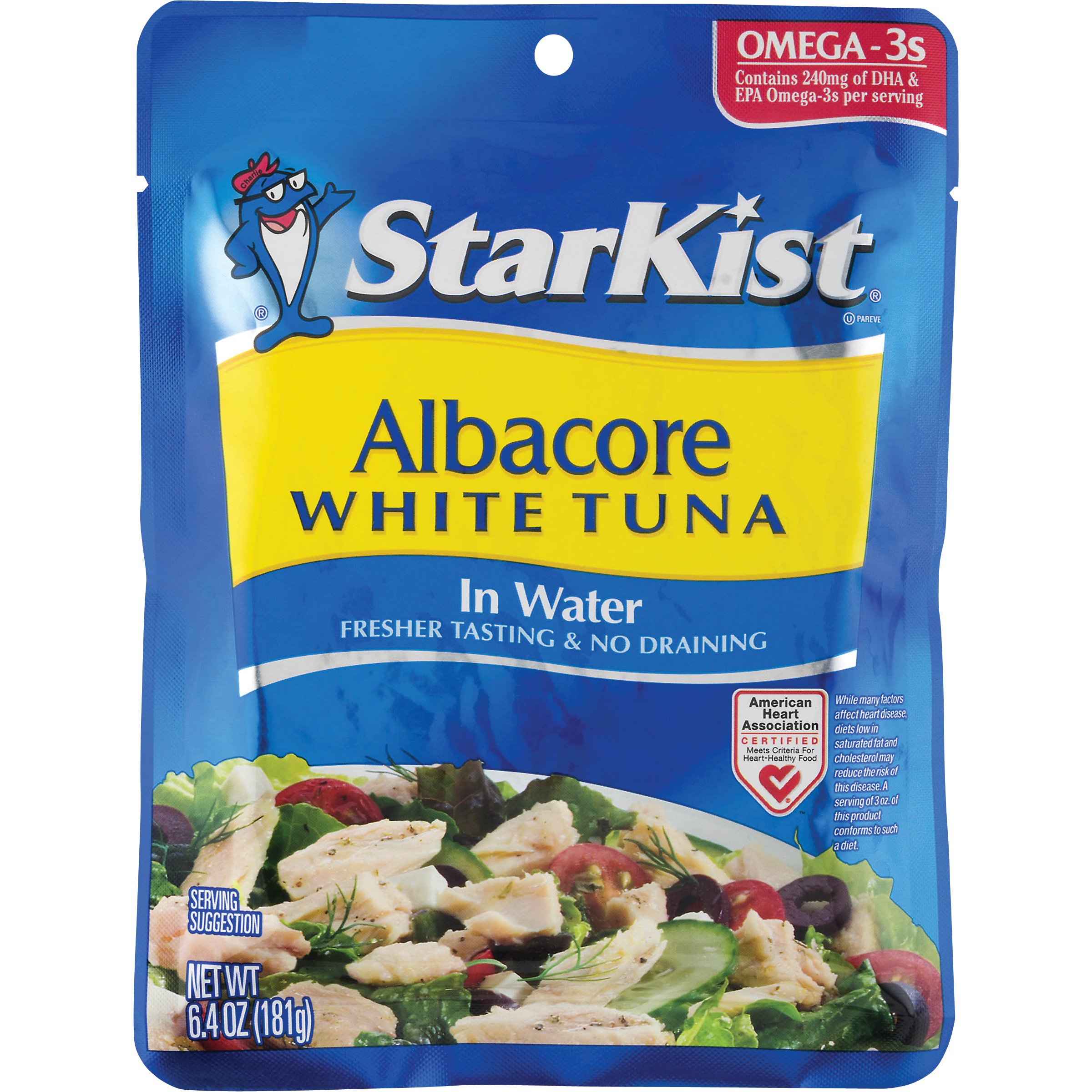 StarKist Selects Solid White Albacore Tuna in Water - Shop Canned & Dried  Food at H-E-B